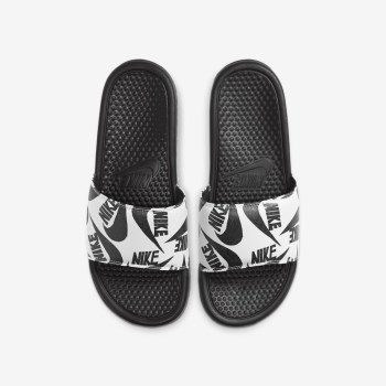 Nike Benassi JDI - Férfi Szandál - Fekete/Fehér/Fekete